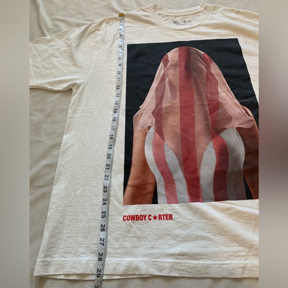New Beyoncé Cowboy Carter Tour 2025 Reclamation T-Shirt White Size X-Large - Picture 6 of 11
